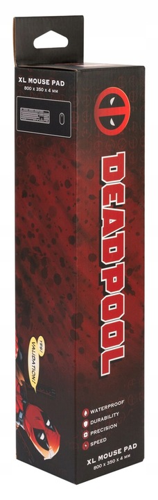 Podkładka pod myszkę Marvel Deadpool na biurko 80x35 cm na Dzień Chłopaka