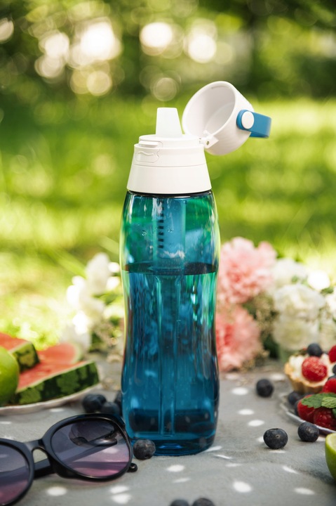Butelka Filtrująca Na Wodę Bidon Aqualogis Aqua&Go Tritan - Granatowa 750ml