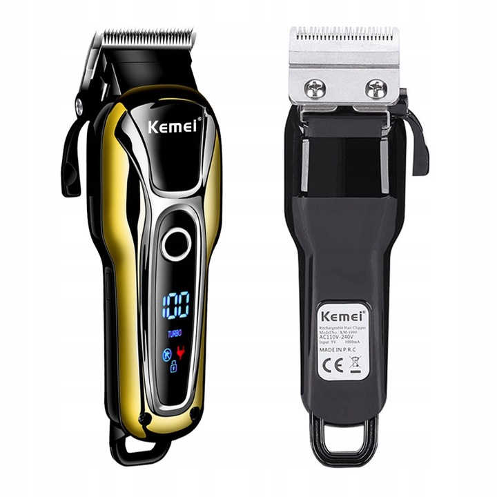 MASZYNKA DO GOLENIA STRZYŻENIA TRYMER DO WŁOSÓW BRODY BARBER KEMEI USB 10w1