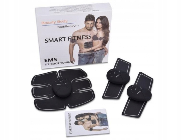 Komplet Six Pack ODCHUDZANIE MINI SIŁOWNIA Masażer EMS TENS MIĘŚNI NERWÓW 3