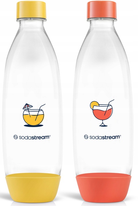 ZESTAW BUTELEK 2x1l DO SATURATORA!!! SodaStream DO ZMYWARKI !!!