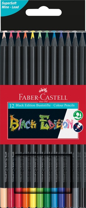 Wyprawka szkolna Faber-Castell Black Edition zestaw dla kl 6-8 i liceum