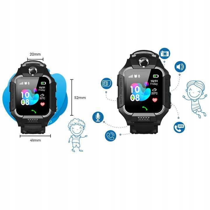 SMARTWATCH dla dziecka SIM PL LOKALIZATOR LBS