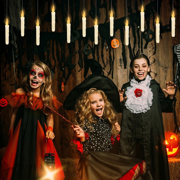 Lampka W Pływające Świeca Led Dekoracja Harry Potter Magic Wand, Dekoracja