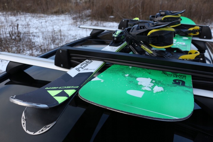 Uchwyt narciarski BAGAŻNIK NA NARTY Ski Lock 3 black 3 par nart 2 deski