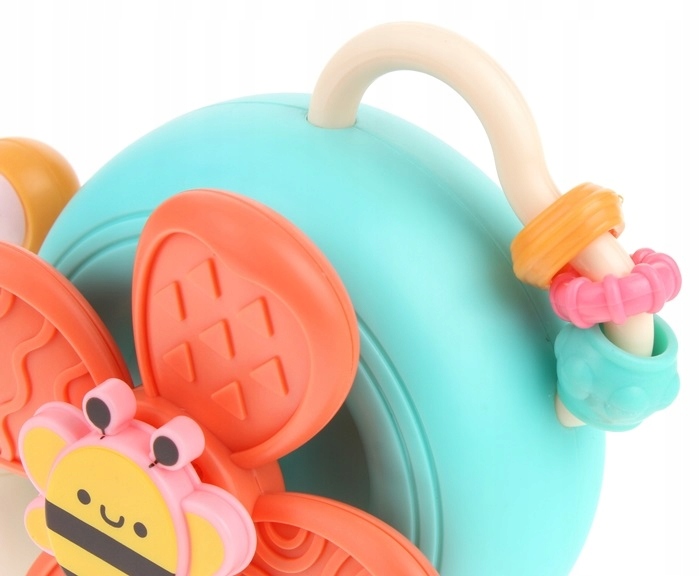 Ślimak Sensoryczny Jeżdżący 4w1 Spinner z Przyssawką dla Dzieci