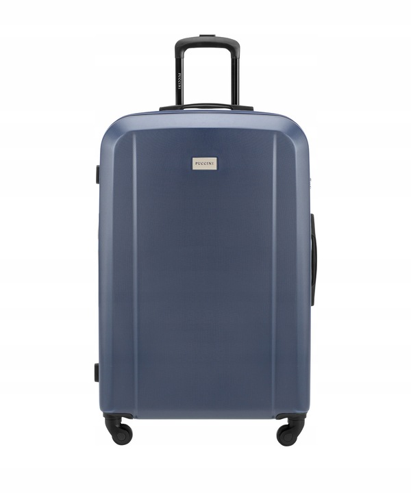 Walizka Duża Podróżna Na Kółkach Twarda PUCCINI Granatowa ABS022A-7A