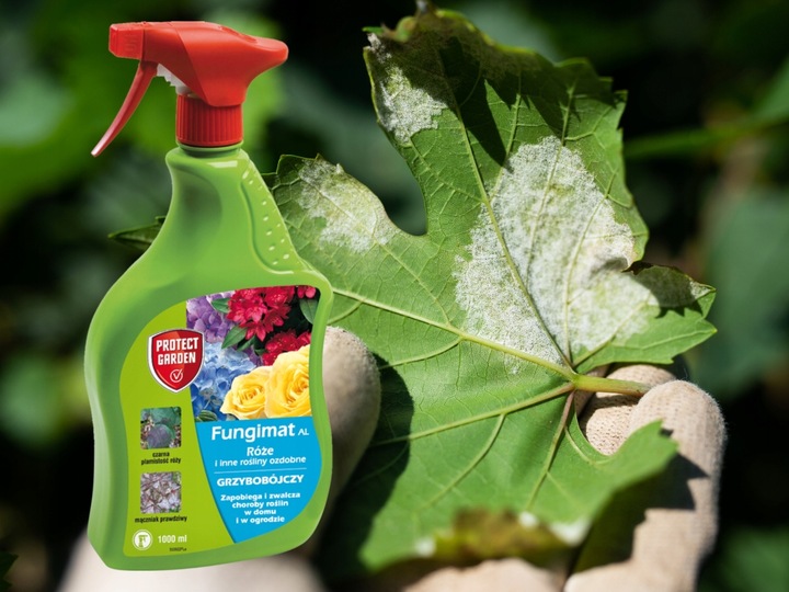 FUNGIMAT AL ŚRODEK GRZYBOBÓJCZY DO RÓŻ I ROŚLIN OZDOBNYCH 1L PROTECT GARDEN