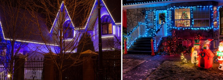 WĄŻ LED ŚWIETLNY ZEWNĘTRZNY BIAŁY ZIMNY LAMPKI PROGRAMATOR IP67 10m 230V