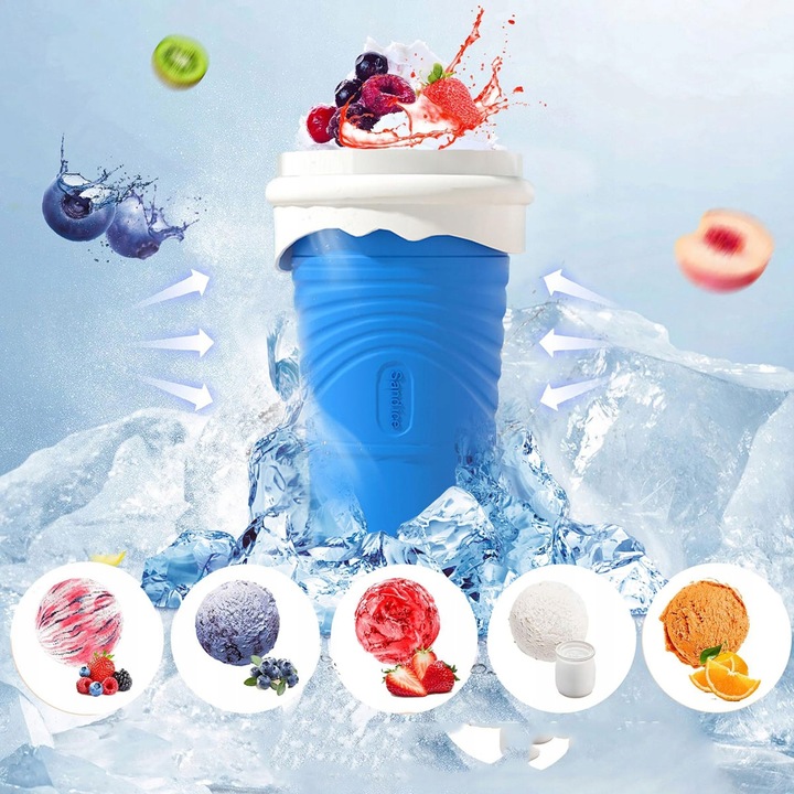 500ML KUBEK DO ROBIENIA LODÓW GRANITY SORBETÓW SLUSHY KOKTAJLI MROŻONYCH