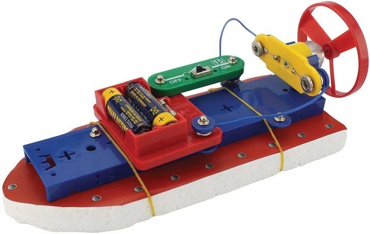 SEKRETY ELEKTRONIKI ZESTAW SAMOCHÓD + ŁÓDKA NAPĘD