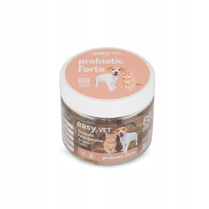 PROBIOTYK, smaczki funkcjonalne dla psa i kota, 60szt., probiotic Forte