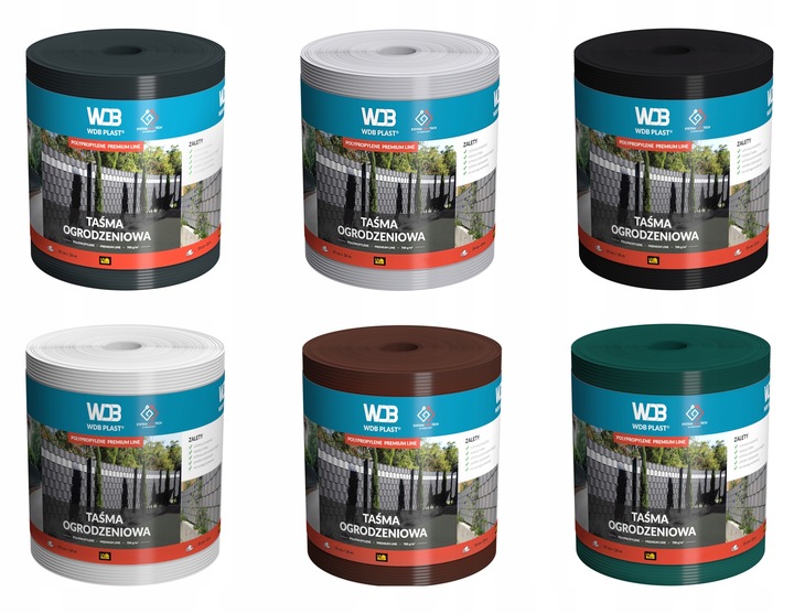 TAŚMA OGRODZENIOWA PREMIUM ANTRACYTOWA 19cmx26m OSŁONA OGRODZENIE PANELOWE