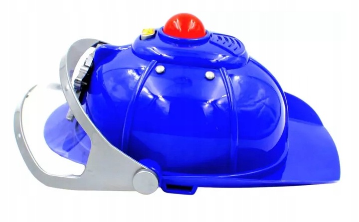 KASK POLICYJNY Z EFEKTAMI DŹWIĘKOWYMI ŚWIETLNYMI HEŁM MAŁY POLICJANT