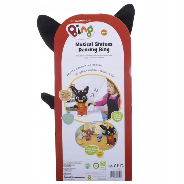 BING Roztańczony Króliczek Bing Interaktywna przytulanka, pluszak