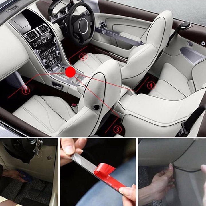 OŚWIETLENIE KABINY 4x12 LED RGB MUSIC AUDIO DŹWIĘK