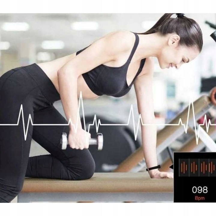 SMARTBAND M5 SMARTWATCH OPASKA PULS KROKI ROZMOWY