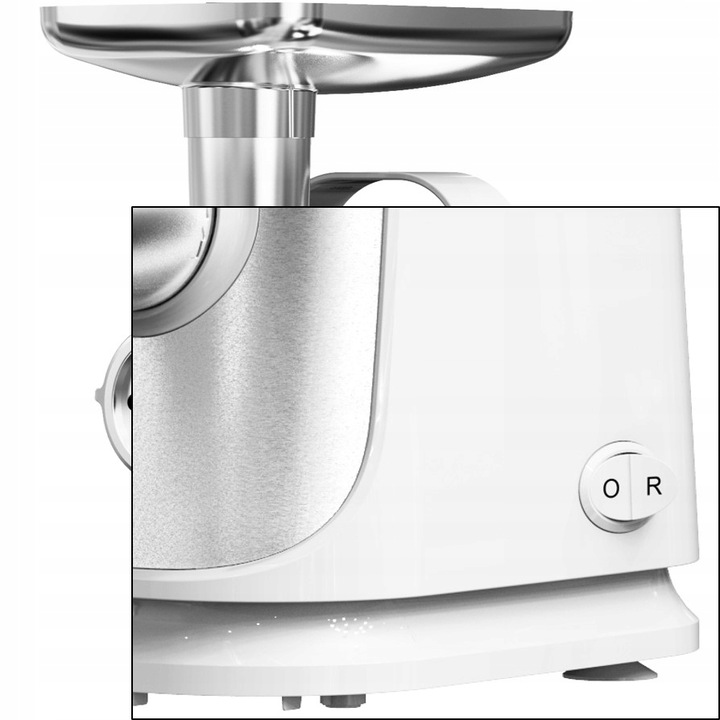 MASZYNKA DO MIELENIA MIĘSA ELEKTRYCZNA REWERS SZARPAK BIAŁA MOCNA 1300W