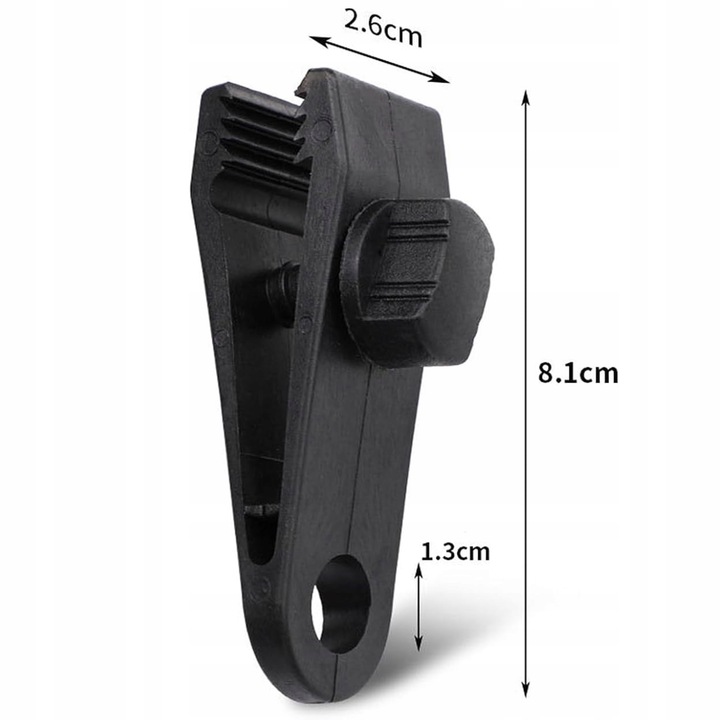 Klips Uchwyt Zaciskowy do Plandek Do Mocowania Żagla Markizy Namiotu 20 szt