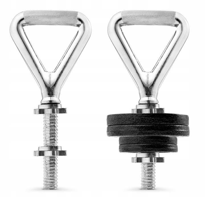 Gryf kettlebell regulowany uchwyt gryf do obciążeń pełny odlew ze stali