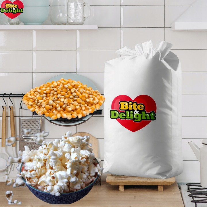 Kukurydza popcorn ziarno do prażenia bez soli 99,8% OTWARTYCH ZIAREN 25kg