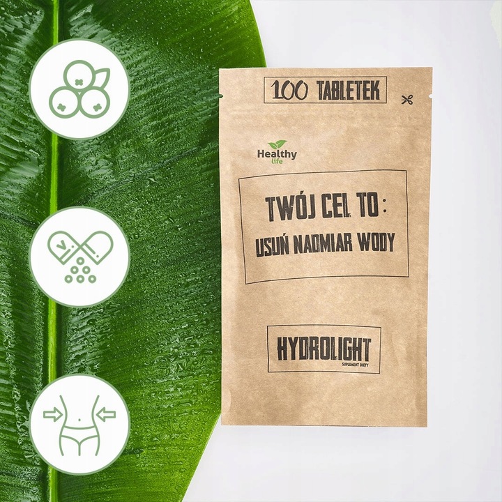 Hydrolight Suplement Redukcja Wody Cellulitu Detox