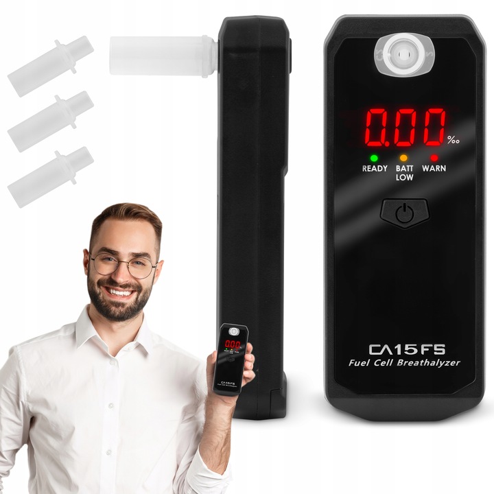 ALKOMAT ELEKTROCHEMICZNY CA-15FS USTNIKI + KALIBRACJA GRATIS
