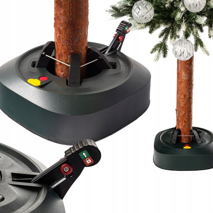 Stojak CHOINKOWY z pedałem nożnym pod choinkę podstawka drzewko pojemnik