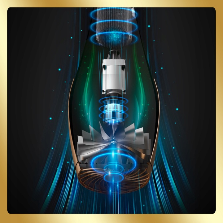 LUMINEO suszarka PRO do włosów 2400W 5w1 jonizacja dyfuzor olejków 3x serum