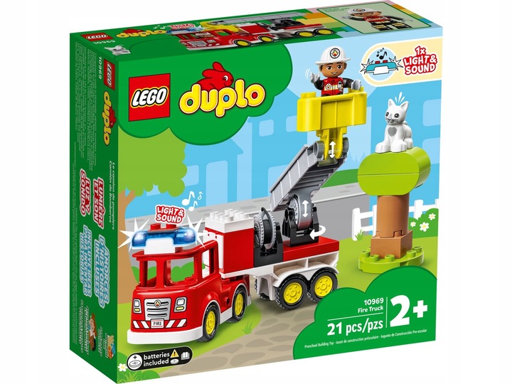 LEGO Duplo 10969 Wóz strażacki grający Prezent