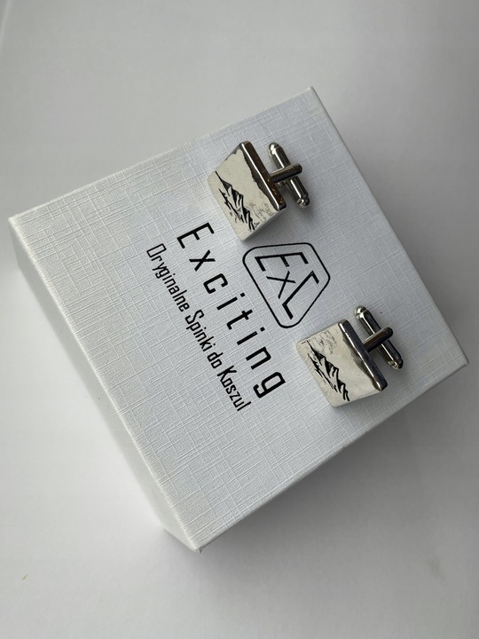 Spinki do mankietów EXC Góry Tatry Sudety Karpaty dla Ratownika GOPR Kwadra