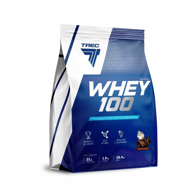 TREC WHEY 100 2275 g BIAŁKO PROTEINY WPC SERWATKA
