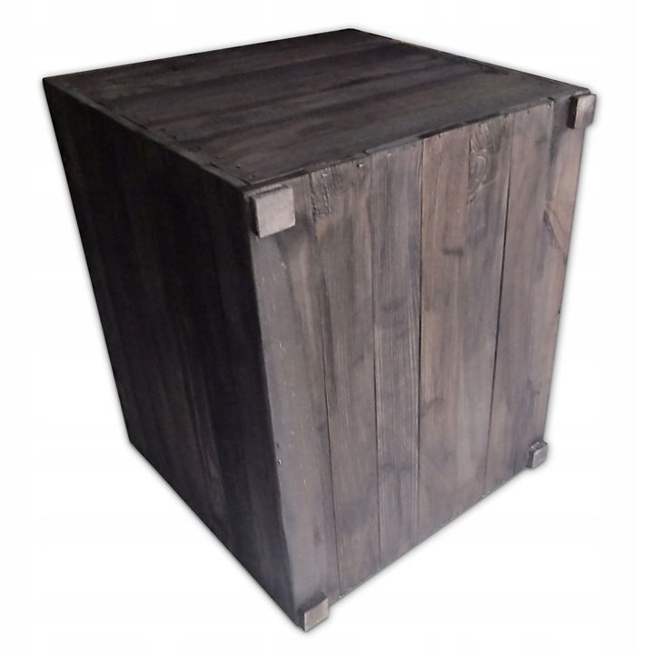 SOLIDNA SKRZYNIA OGRODOWA KUFER SIEDZISKO kolor PALISANDER 80 LITRÓW