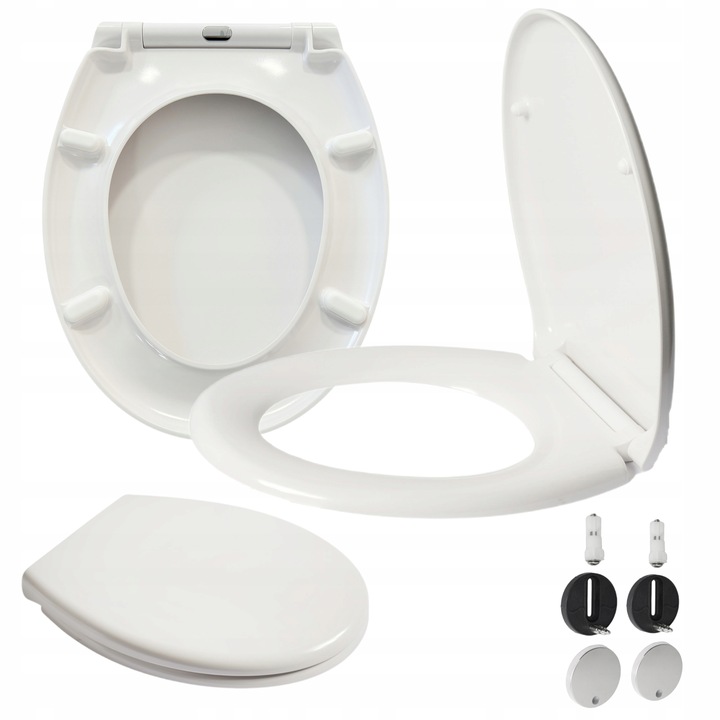 Deska WC duroplast wolno opadająca i wypinana koło uniwersalna sedesowa