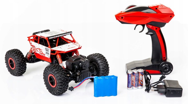 SAMOCHÓD RC ROCK CRAWLER 4x4 DWA SILNIKI AUTO TERENOWY