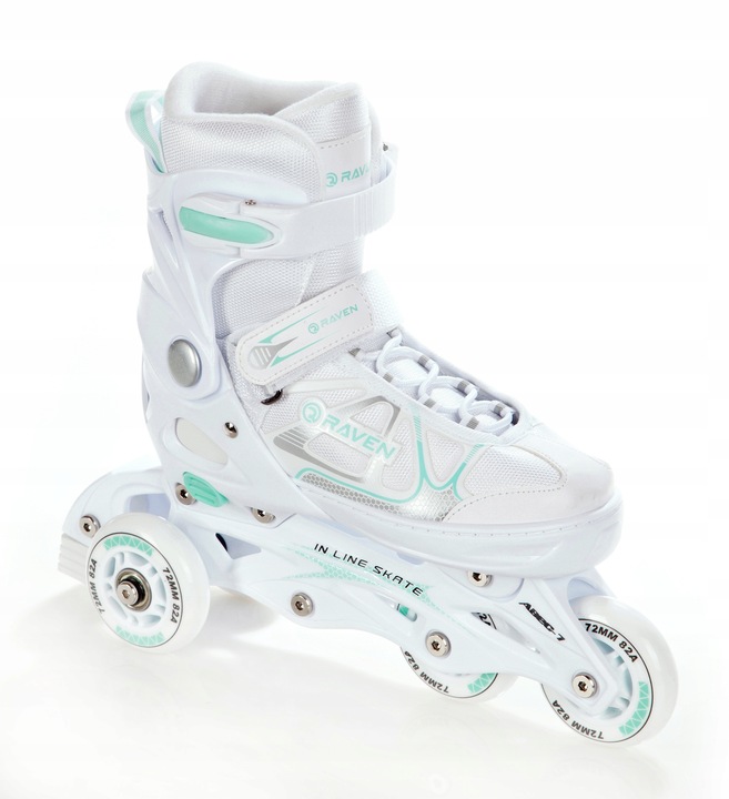 Rolko-Wrotki 3w1 RAVEN Spirit White/Mint 37-40