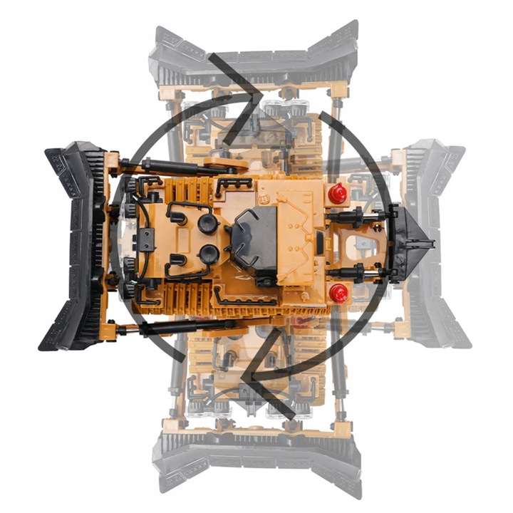 SPYCHACZ RC BULDOŻER ZDALNIE STEROWANY PILOT MASZYNA BUDOWLANA KOPARKA