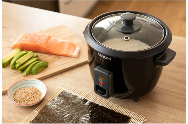 RYŻOWAR MASZYNA DO GOTOWANIA RYŻU ZESTAW GRATISÓW RICE COOKER 0.6l ZESTAW