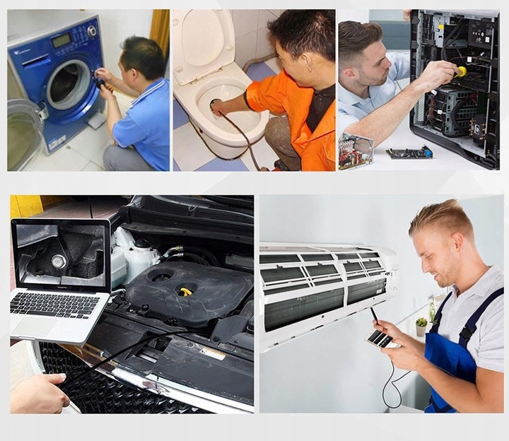 ENDOSKOP KAMERA INSPEKCYJNA ANDROID USB-C 5M LED USB-C 3w1