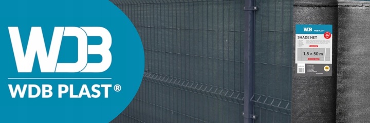 SIATKA CIENIUJĄCA 90% 1,5x25m OSŁONA MASKUJĄCA MATA NA PŁOT OGRODZENIE UV+