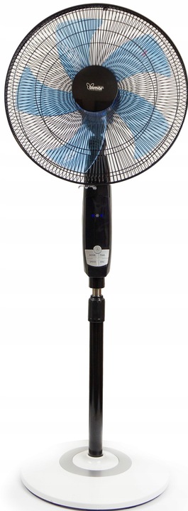 NOWOCZESNY WENTYLATOR podłogowy BIMAR AMA12 CICHY PILOT TIMER OSCYLACJA