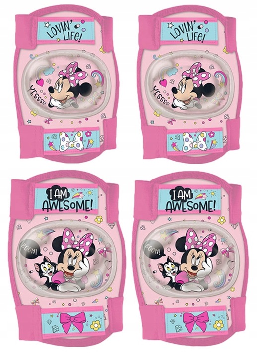 4x OCHRANIACZE KASK ROWEROWY RĘKAWICZKI DISNEY MIN