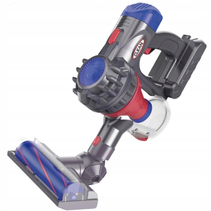 DUŻY INTERAKTYWNY ODKURZACZ PIONOWY DLA DZIECI FUNKCJA SSANIA DŹWIĘK 3W1