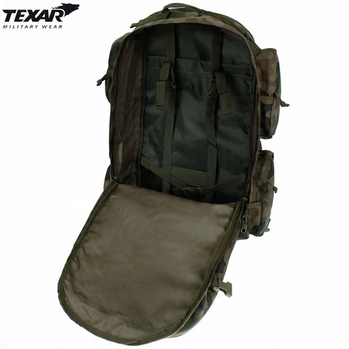Plecak Turystyczny Taktyczny Wojskowy Duży GRIZZLY TEXAR 65L MOLLE wz.93