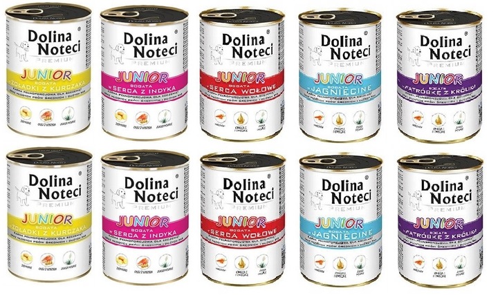 DOLINA NOTECI Premium JUNIOR Mix smaków 10x400g