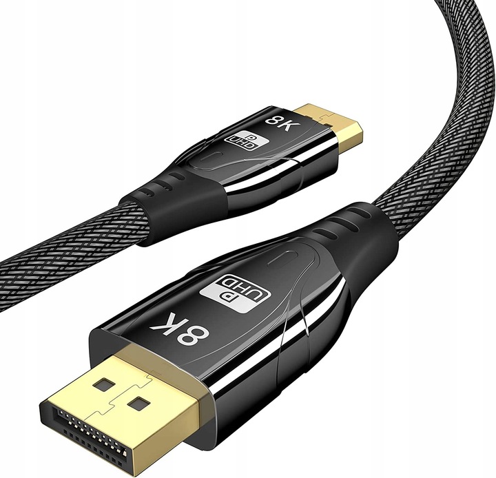 Kabel DISPLAY PORT DP-DP 1.4 DisplayPort 8K 2m