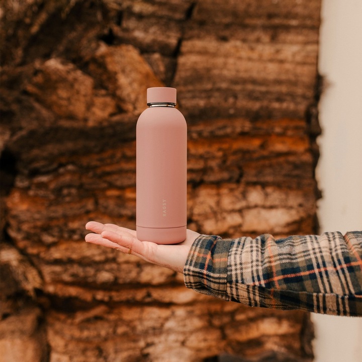 Butelka Termiczna Mojo 500 ml BPA FREE 12/24H - Bahama/Żółta