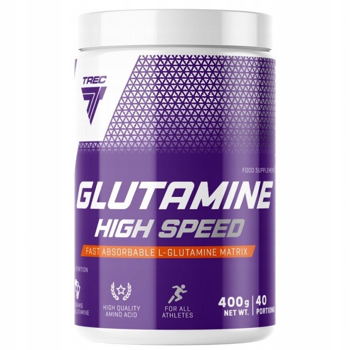 TREC GLUTAMINA HIGH SPEED 400 G REGENERACJA MIĘŚNI