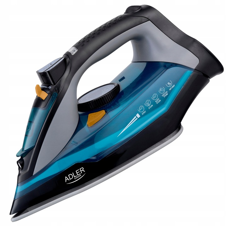 ŻELAZKO PAROWE CERAMICZNE SAMOCZYSZCZĄCE MOC 3000W STRAŻAK ANTI-CALC|DRIP