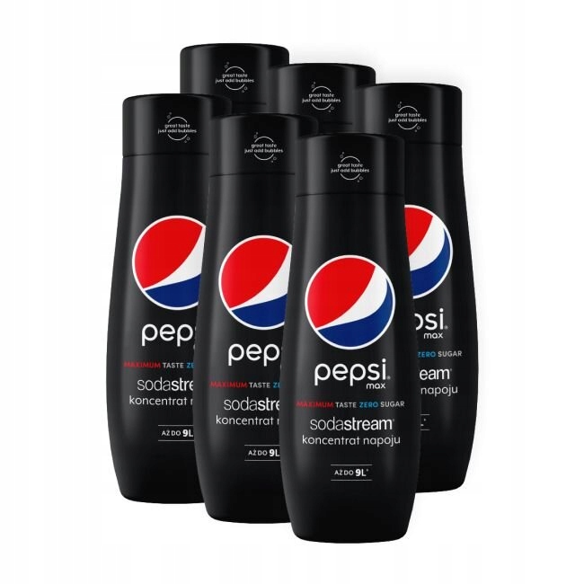 Syrop SODASTREAM Pepsi Max Zero bez cukru 6x440 ml